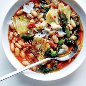 Pasta e Fagioli With Escarole