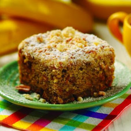 Banana Crumb Snack Cake