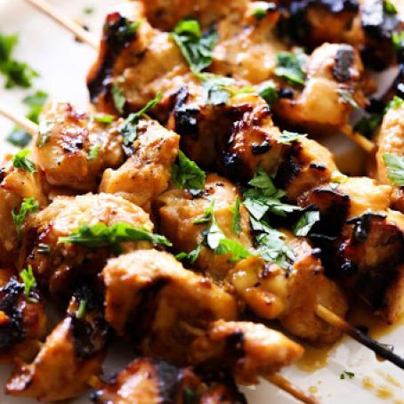 Korean Chicken Skewers Recipe | Yummly