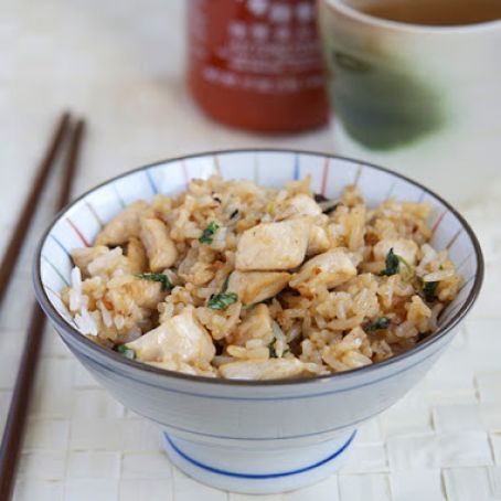Thai Basil Chicken Fried Rice