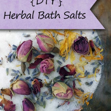 Homemade Herbal Bath Salt