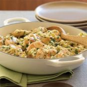 Chicken with Chile-Cheese Rice