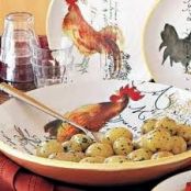 Pressure Cooker Steamed Potatoes with Dill Butter