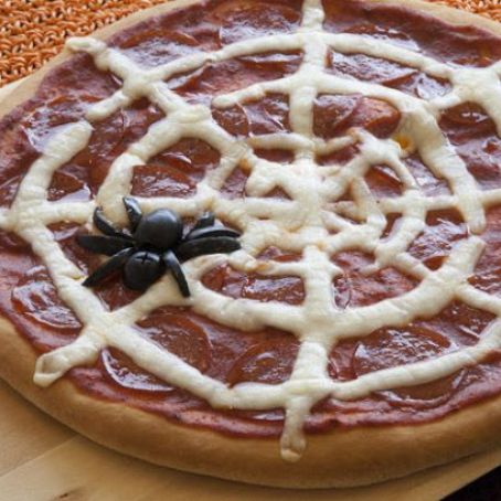 Spider Web Pepperoni Pizza