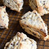 chocolate chip ricotta scones