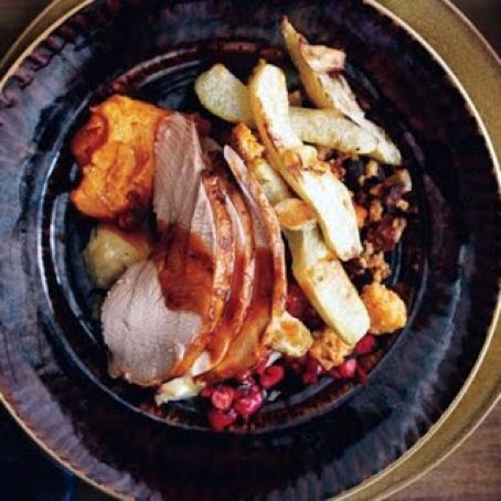 ADOBO TURKEY w/RED CHILE GRAVY