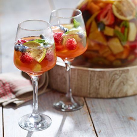 Grilled Fruit Sangria