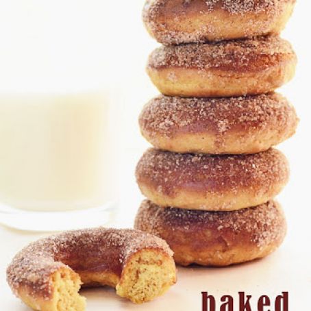 Baked Maple & Cinnamon Donuts