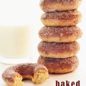 Baked Maple & Cinnamon Donuts