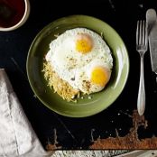 Cheese-Crusted Eggs
