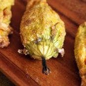 SWEET CORN STUFFED ZUCCHINI BLOSSOMS