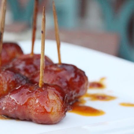 Bacon wrapped chestnuts*