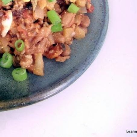 Ground Turkey and Bean Picadillo