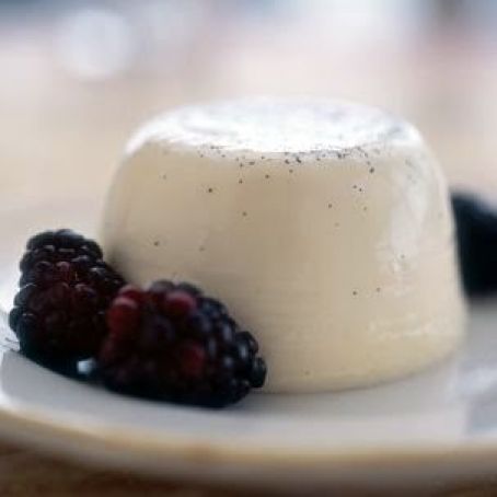 Panna Cotta with Berries