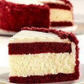 red velvet cheesecake