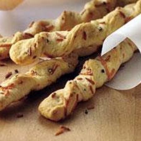 Parmesan-Black Pepper Breadsticks