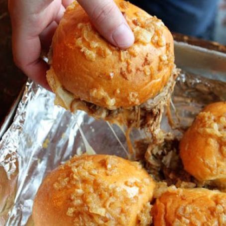 BBQ Pork-Baked Sandwiches