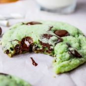 Mint Chocolate Chip Cookies