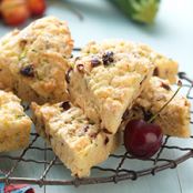 Cherry-Zucchinni Scones