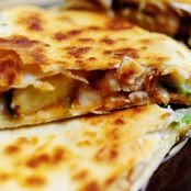 Grilled Chicken and Pineapple Quesadilla