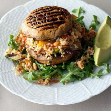 GRILLED PORTABELLA & BULGAR SALAD