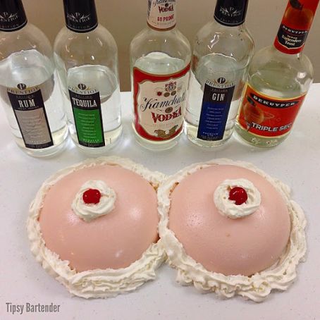 Long Island Ice Tea Jello Breast