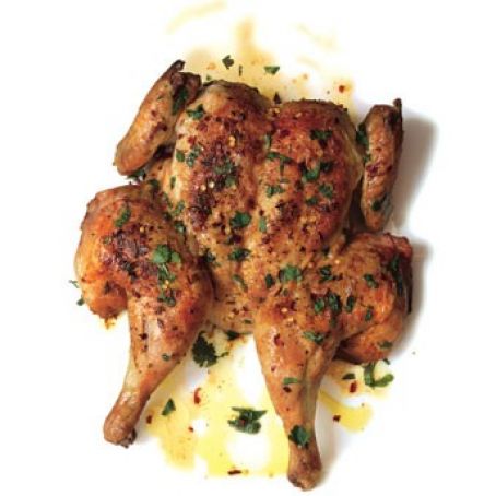 Chicken Mattonee (under a brick)