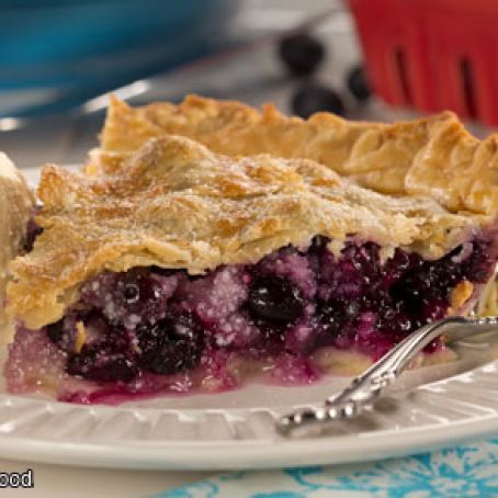 Deep Dish Blueberry Pie