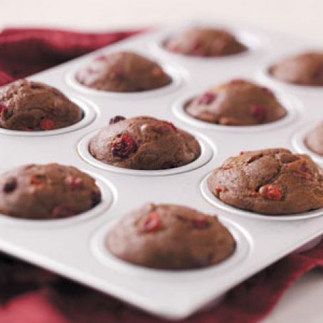 Cranberry Gingerbread Muffins Recipe