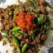 Spicy Pork and Asparagus Stir Fry