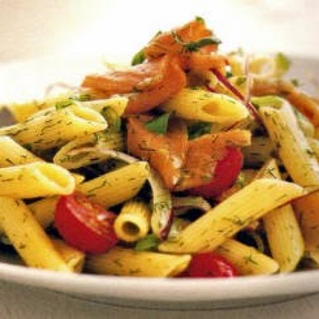 Salmon with Penne
