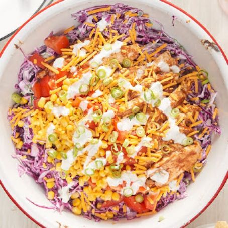 Chopped Barbecue Chicken Salad