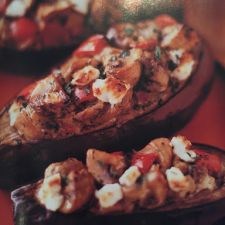 Baked Stuffed Eggplant