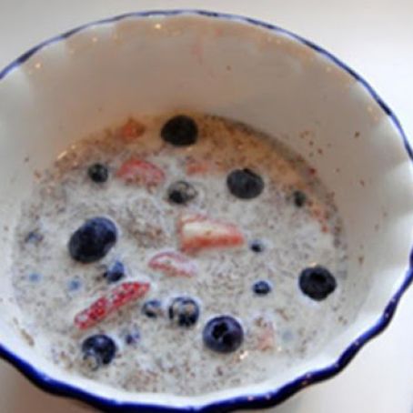 Hot Coconut Flaxseed Cereal