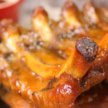 Slow-Baked Honey Mustard Ribs