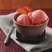 Lemon Plum Sorbet Recipe | Taste of Home Recipes