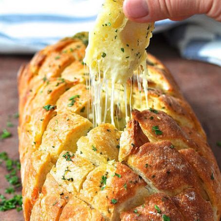 Cheese & Garlic Crack Bread