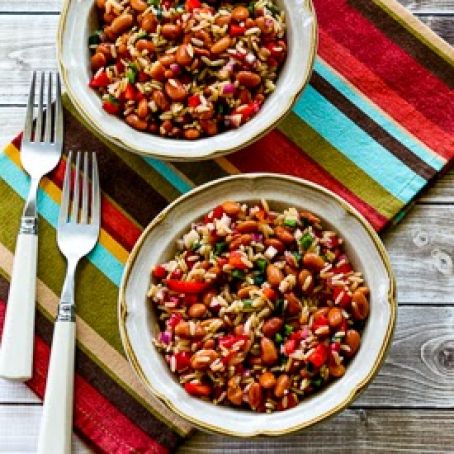 Brown Rice and Pinto Bean Salad