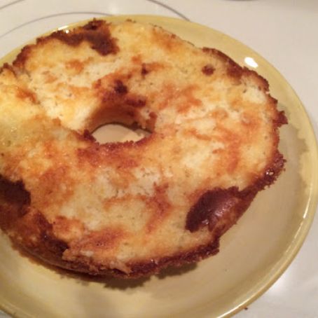 Pineapple angel food cake