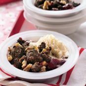 Chocolate-Strawberry Crumble