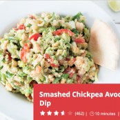 Smashed Chickpea Avocado Dip