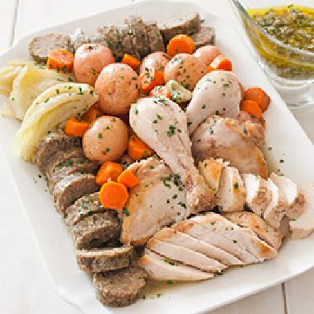 French-Style Chicken and Stuffing in a Pot