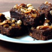 PEANUT BRITTLE BROWNIES