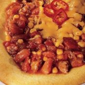 Chili Casserole with Cornbread