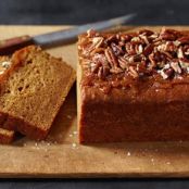 Sweet Potato Bread with Caramel and Aleppo-Spiced Pecans