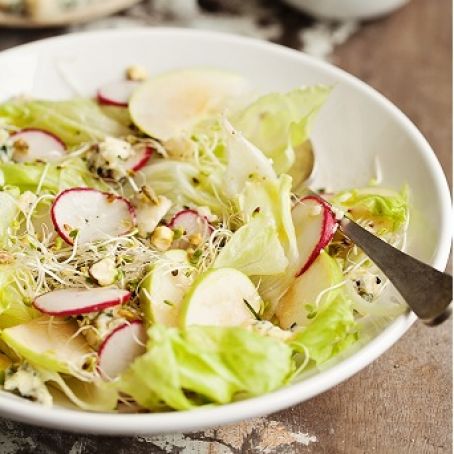 Fresh green apple salad