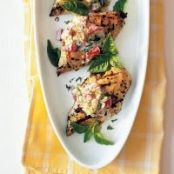 Lemony Chicken with Creamy Basil Sauce