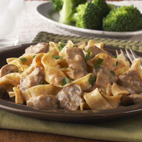 Slow-Cooker Beef Stroganoff