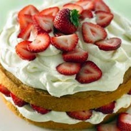 Strawberry and White Chocolate Buttercream Cake