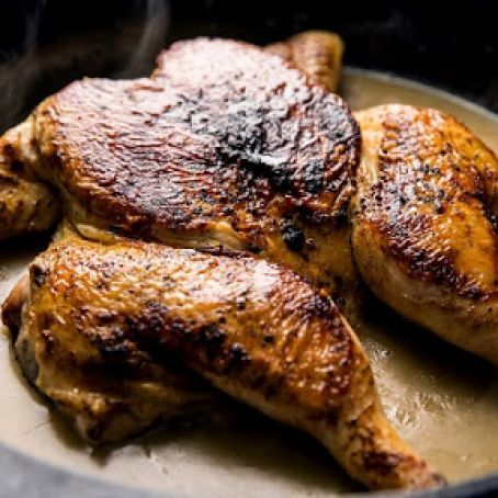 Craig Claiborne’s Smothered Chicken